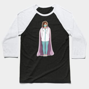 Superhero doctor/ nurse/ surgeon Baseball T-Shirt